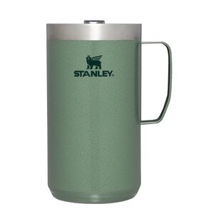 NEW Stanley Stay Hot Camp Mug Stainless Steel Insulated 24 Oz hammertone green